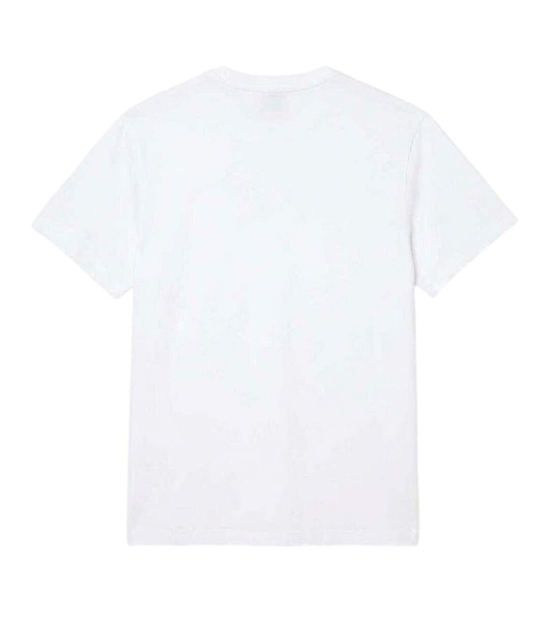 T-shirt Motif/style Logo Brodé Homme Blanc Lacoste-2