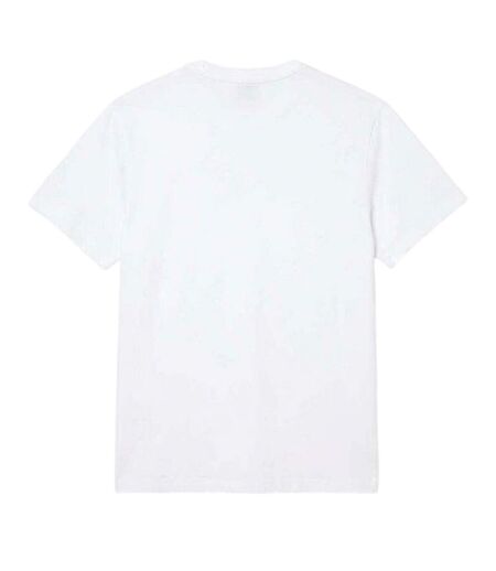 T-shirt Motif/style Logo Brodé Homme Blanc Lacoste