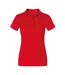 Polo Femme Rouge Feu Promodoro-1
