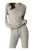 Tenue détente pyjama pantalon top manches longues BASIC P82 Selmark