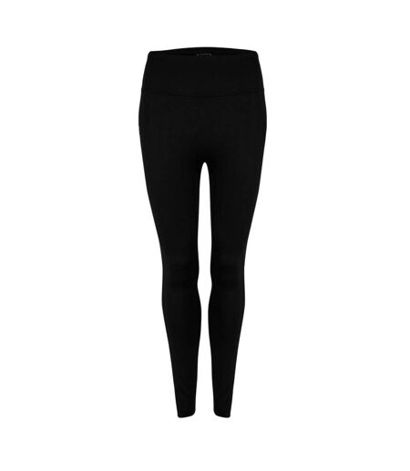 Womens/ladies High Rise Running Tights Black On Running