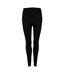 Womens/ladies High Rise Running Tights Black On Running-1