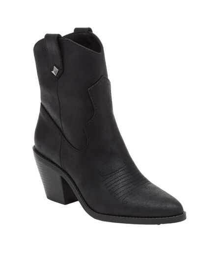 Bottes de cowboy feather femme noir Rocket Dog