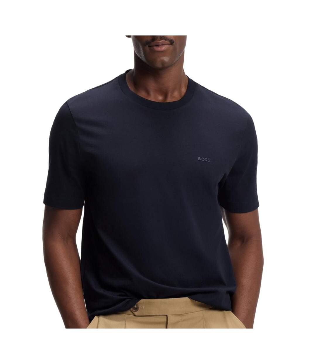 T-Shirt marine homme hugo boss thompson-1