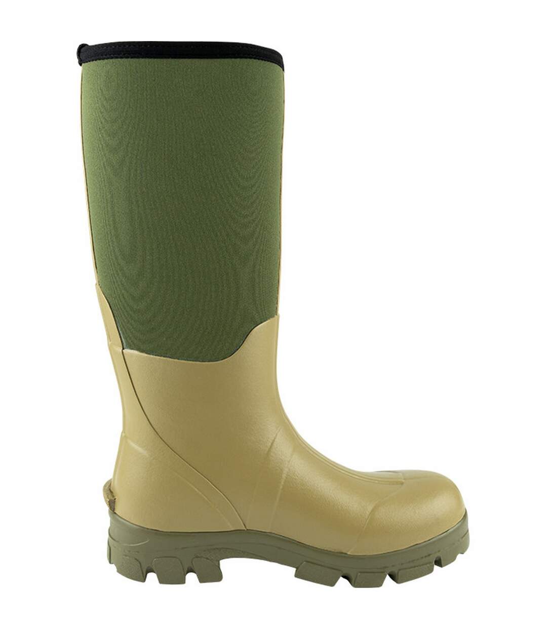 Mens Ashcombe Neoprene Wellington Boots Green Jack Pyke-4