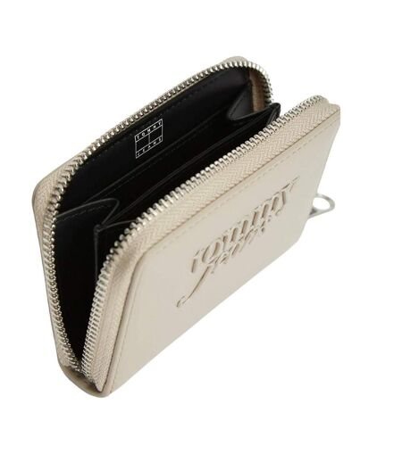 Portefeuille beige femme tommy hilfiger must small