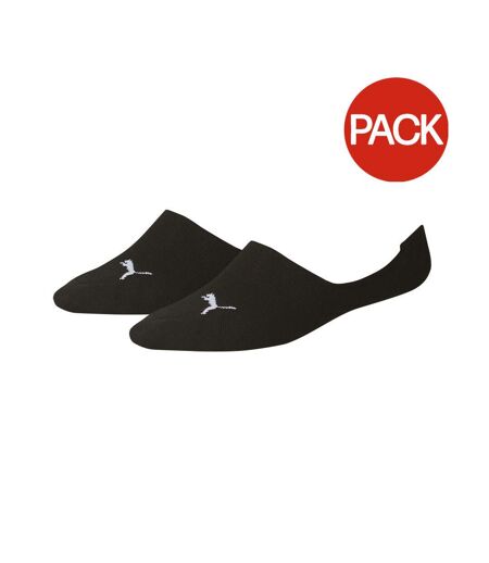 Puma Unisex Adult Liner Socks (Pack of 2) (Black) - UTRD611