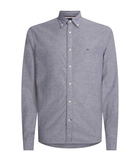 Chemise À Boutons Manches Longues Core Homme Rose Foncé Violet Tommy Hilfiger