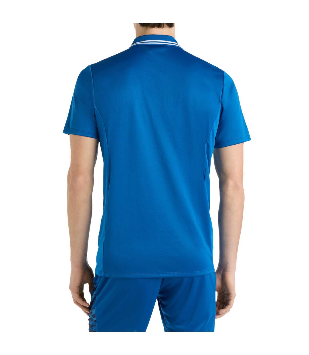 Mens Pro Training Active Polo Shirt Classic Blue Umbro-2