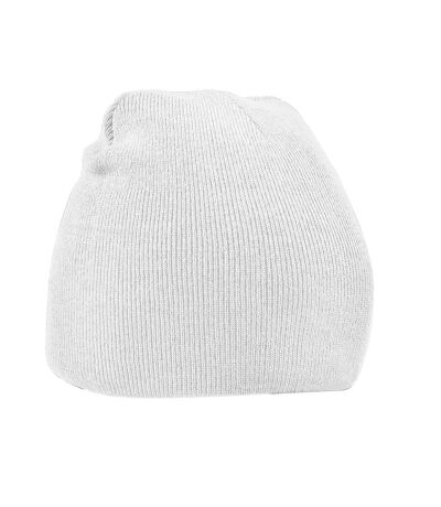 Beechfield Unisex Adult Original Pull-On Beanie (White)