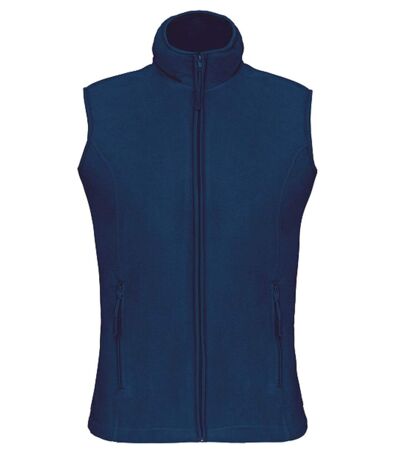 Gilet sans manches micro polaire femme - K906 - bleu true indigo