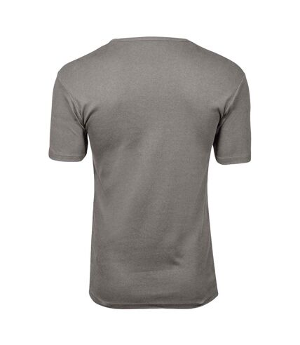 T-shirt interlock hommes beige gris Tee Jays