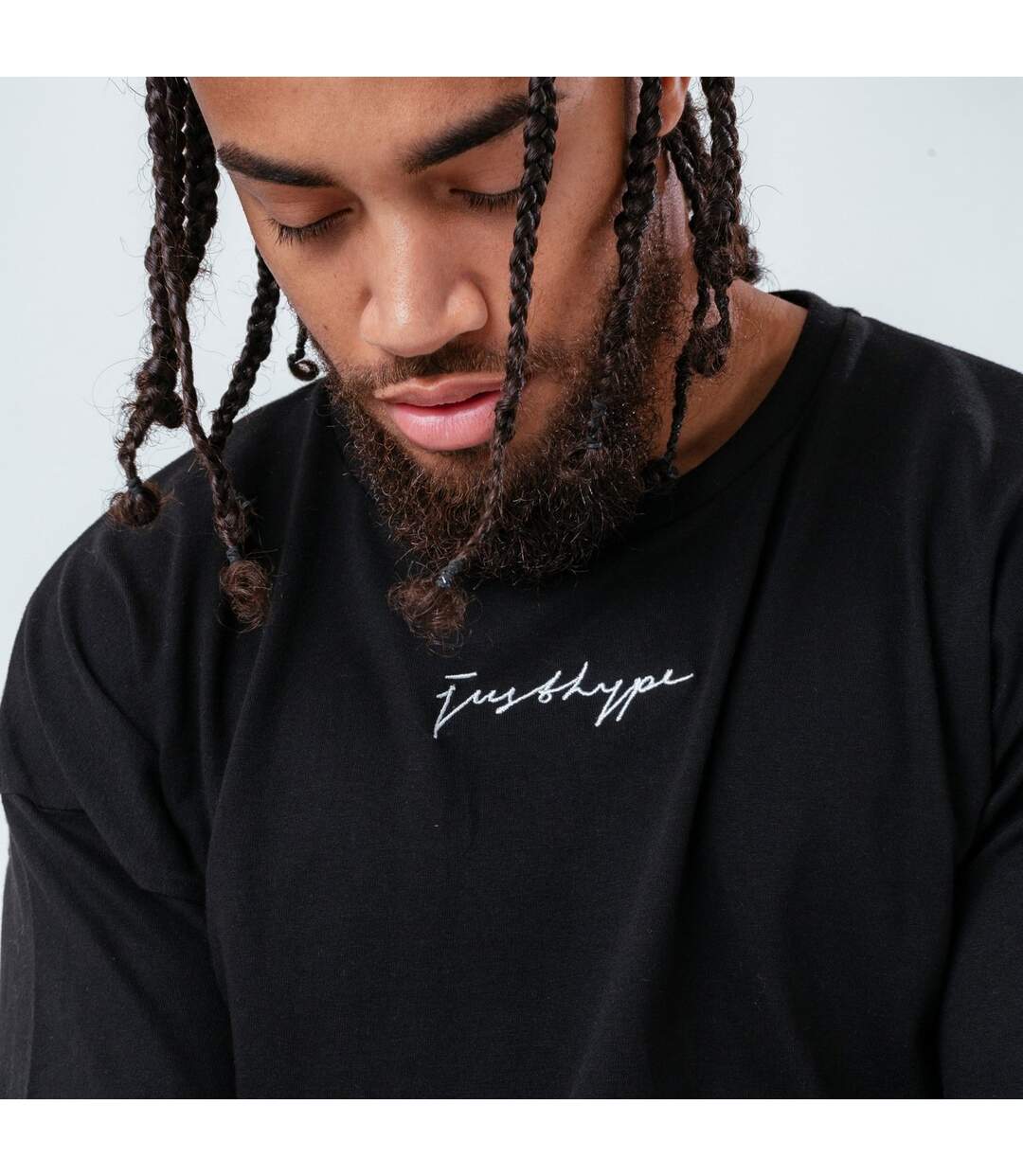 Hype Mens Oversized T-Shirt (Pack of 2) (Red/Black)