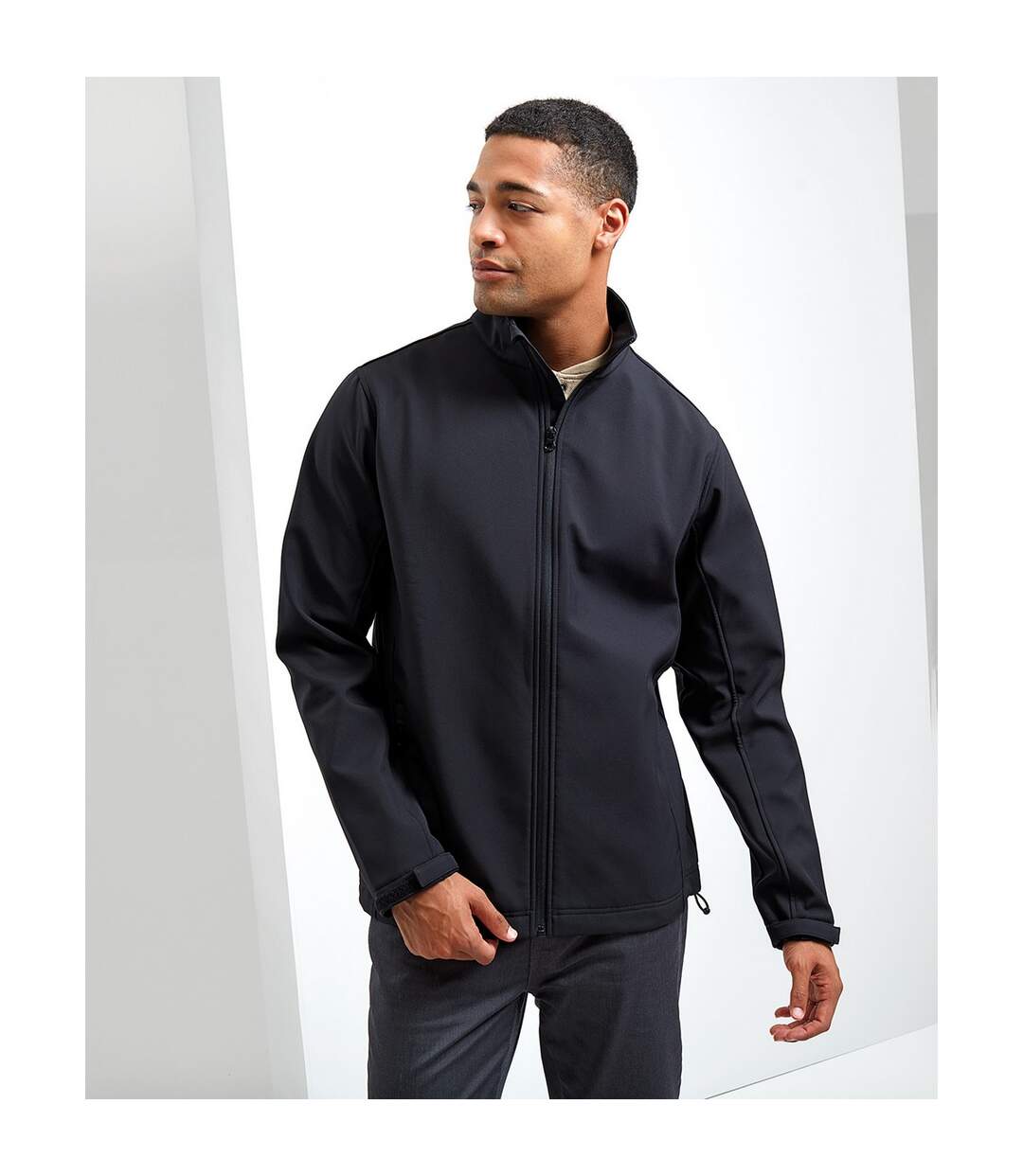 Veste Softshell Windchecker Homme Noir Premier-4