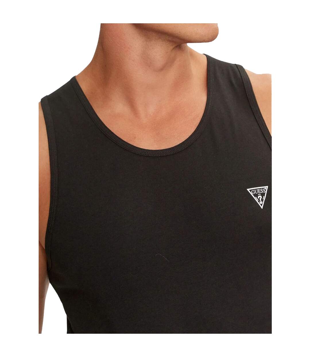 Débardeur Motif/style Logo Homme Noir Guess-4