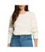 Pull beige/blanc femme morgan mtigra-1