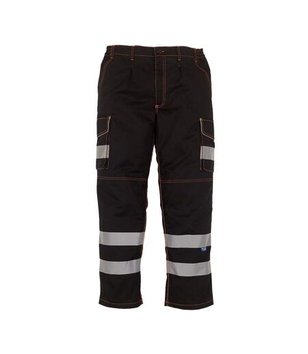 Pantalon Cargo Haute Visibilité Noir Yoko