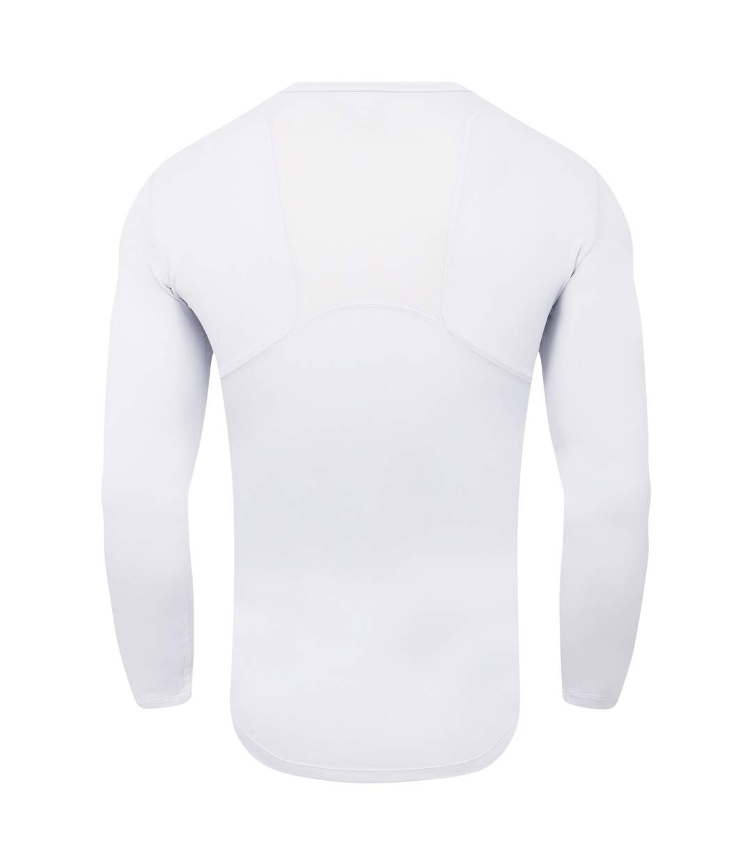 Mens Elite V Neck Base Layer Top White Umbro-2