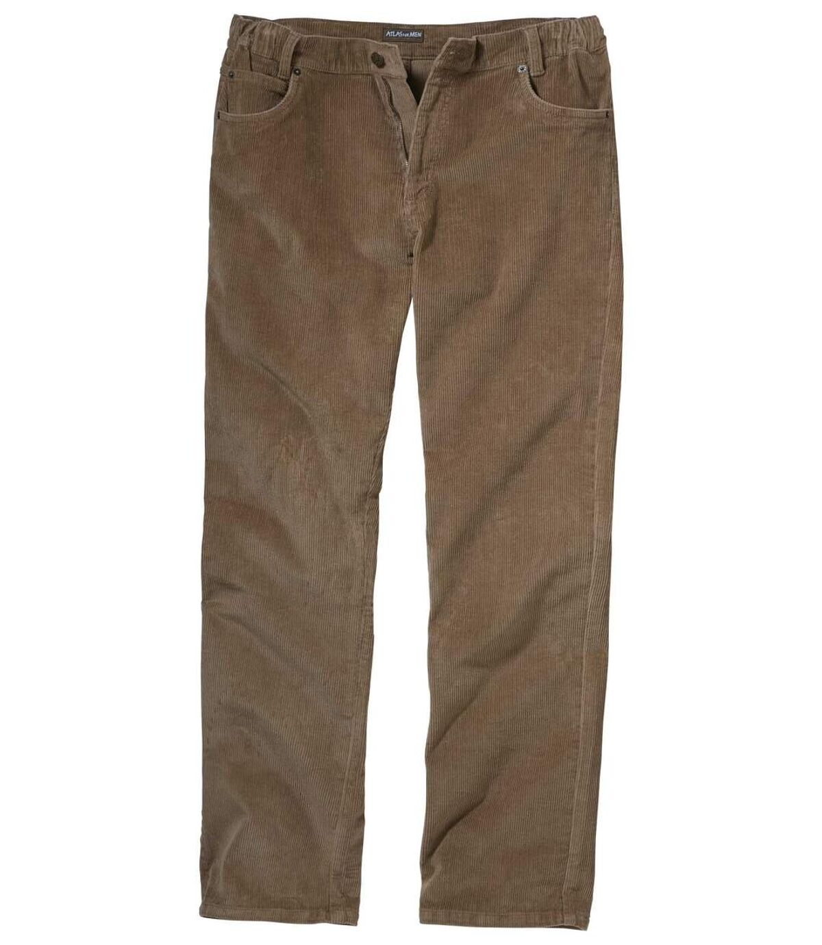 Men's Brown Comfortable Corduroy Pants Atlas For Men