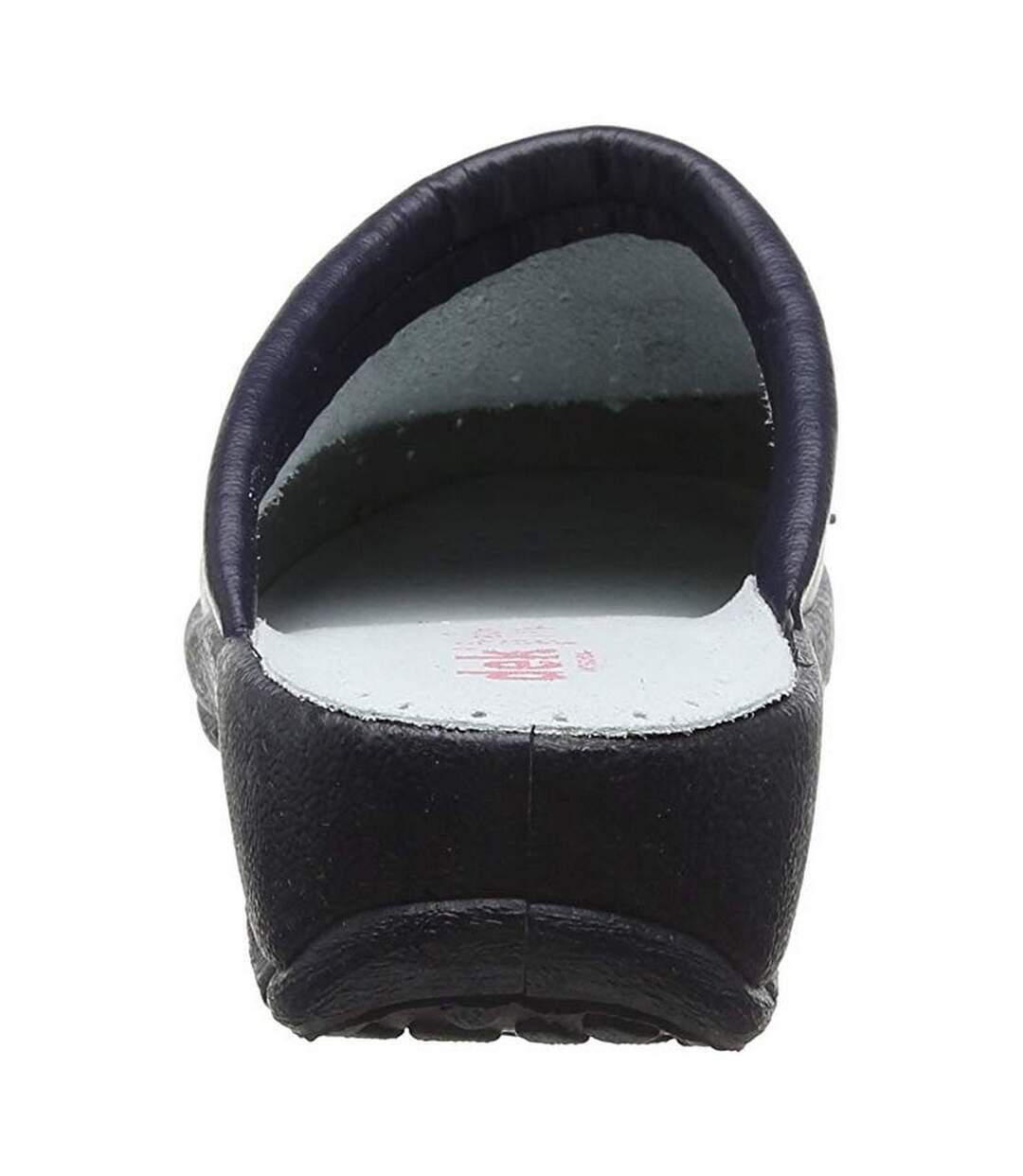 Dek Womens/Ladies Coated Leather Clogs (Navy Blue) - UTDF375-2