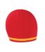 Bonnet National Adulte Rouge Jaune Result Winter Essentials-1