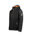 Doudoune Noire/Orange Homme Geographical Norway Beachwood - 3XL