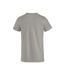 Mens Basic T-shirt Silver Clique-2