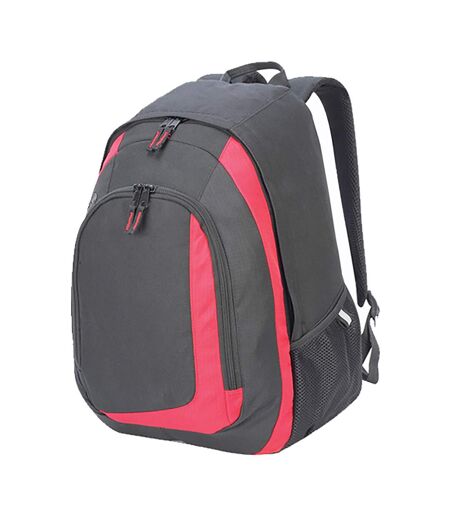 Geneva Sac À Dos 19 Litres Taille Unique Noir Rouge Shugon