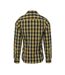 Womens/ladies Mulligan Check Long Sleeve Shirt Camel Navy Premier-2