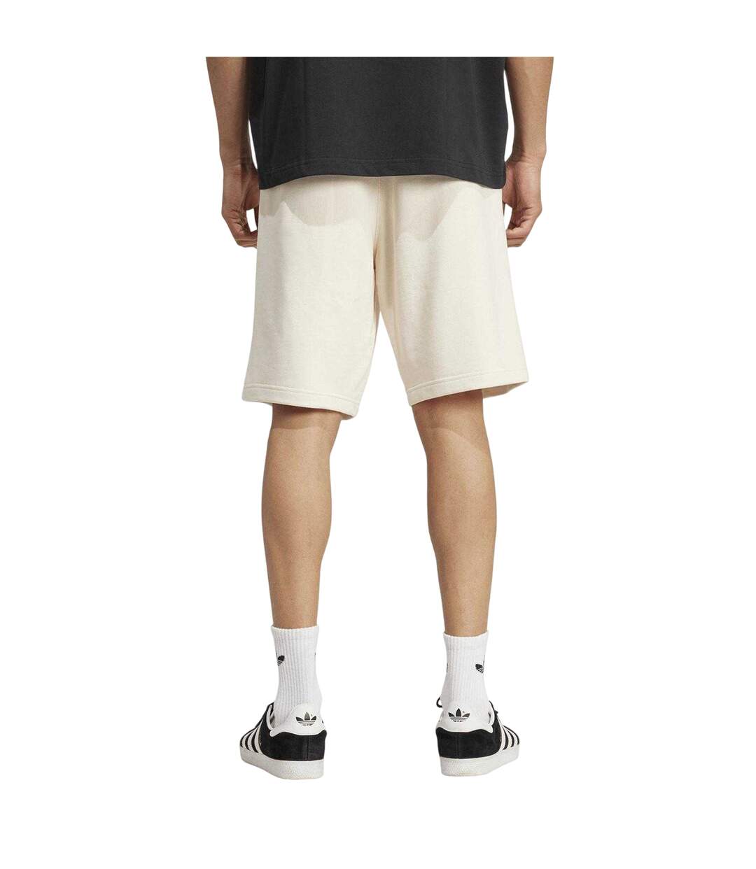 Short Motif/style Trèfle Essentials Homme Blanc Cassé Adidas-2