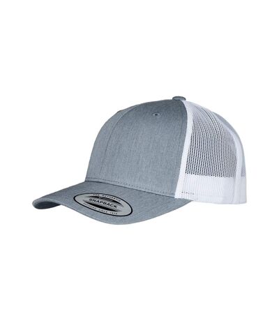 Casquette trucker retro adulte gris / blanc Flexfit