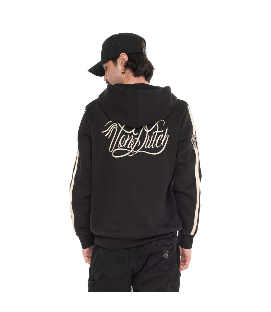 Sweat à capuche en molleton avec broderie Izan Vondutch-3