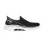 Womens/ladies Go Walk 7 Mia Trainers Black White Skechers-3