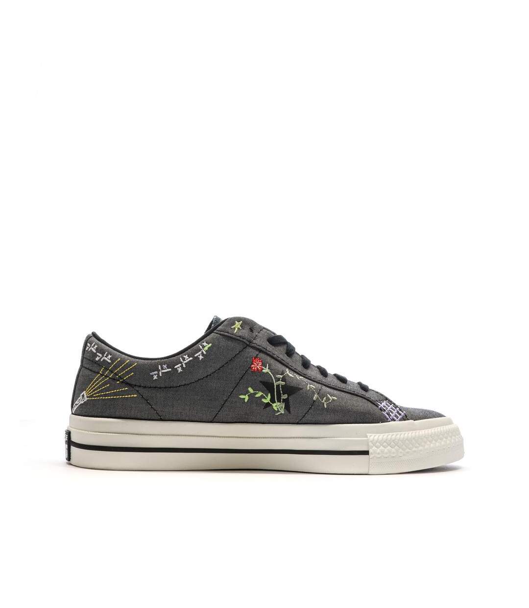 Baskets noires loisirs homme converse one star pro a03666c-2