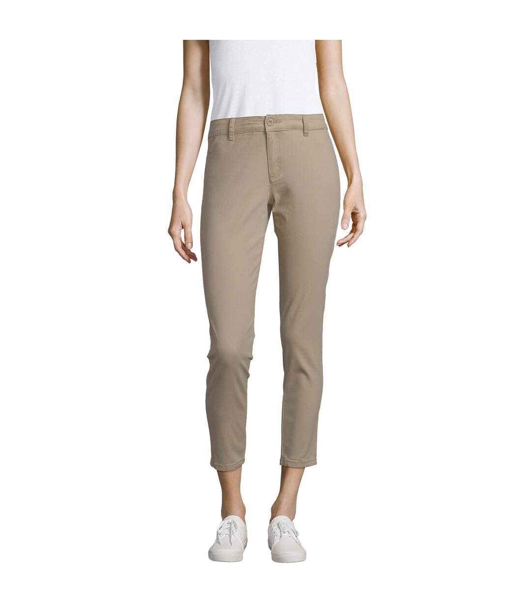 Jules pantalon chino femme marron clair SOLS