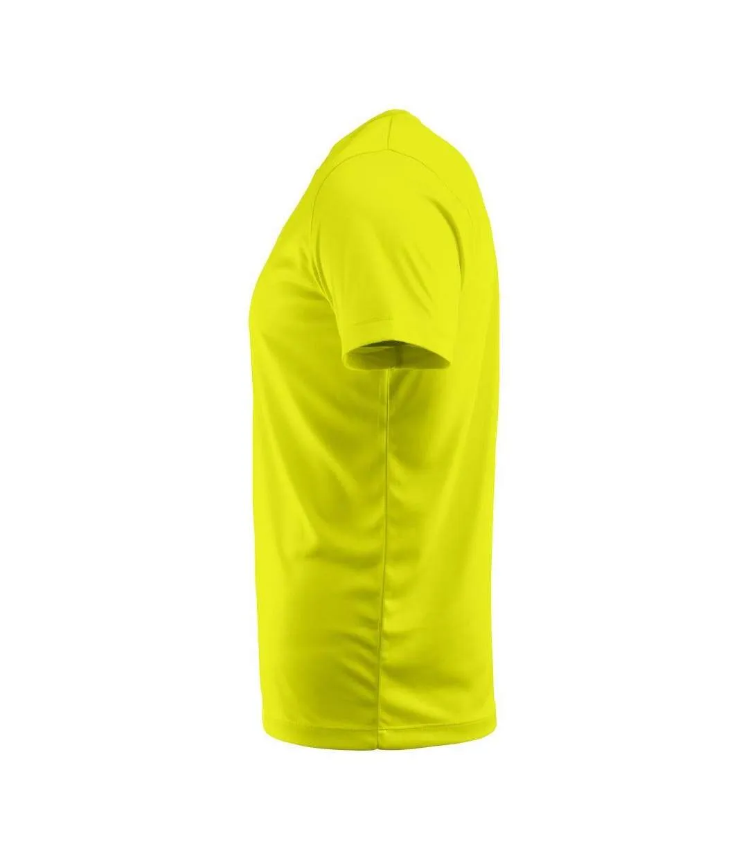 T-shirt Run Homme Jaune Vif Printer RED-3