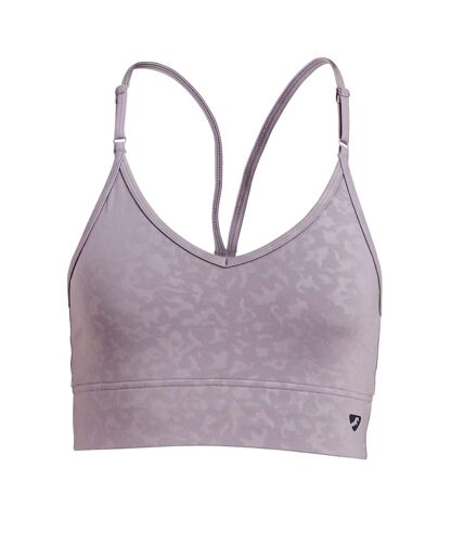 Soutien-gorge de sport invigorate womens/ladies mauve Aubrion