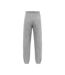 Pantalon De Jogging Uni À Taille Et Chevilles Élastiquées Iconic Premium Adulte Gris Clair Chiné Fruit Of The Loom-2