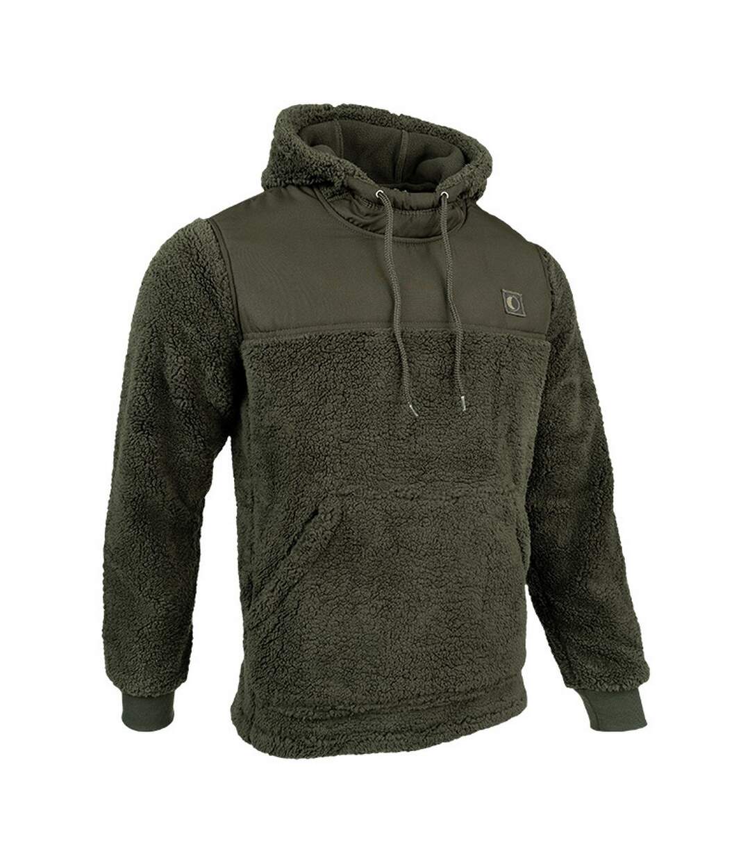 Mens Gen 2 Sherpa Fleece Hoodie Dark Olive Speero-4