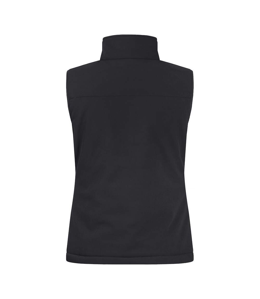 Womens/ladies softshell panels vest black Clique