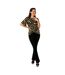 Haut Motif/style Trou De Serrure Femme Marron Noir Biba-4