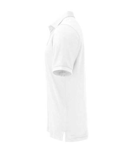 Mens Virtue Polo Shirt White Cutter & Buck
