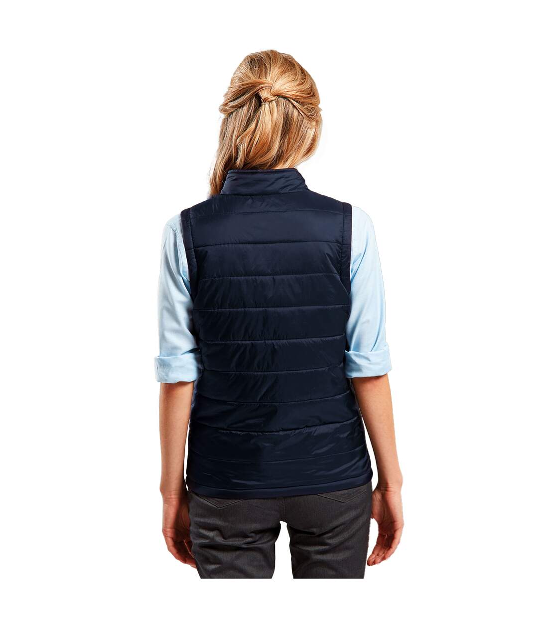 Womens/ladies recyclight gilet navy Premier