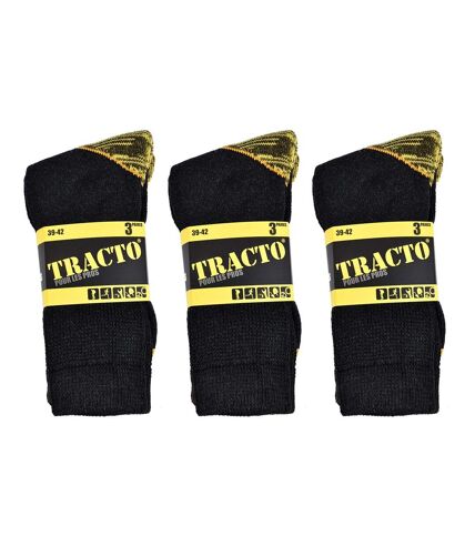 Chaussettes de Travail TRACTO pour Homme Résistance et Qualité Pro Pack de 9 TRACTO Renforcées