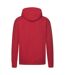 Mens r hoodie red Fruit of the Loom