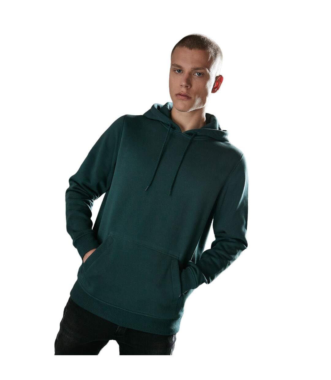 Build Your Brand - Sweat à capuche - Hommes (Vert foncé) - UTRW5681