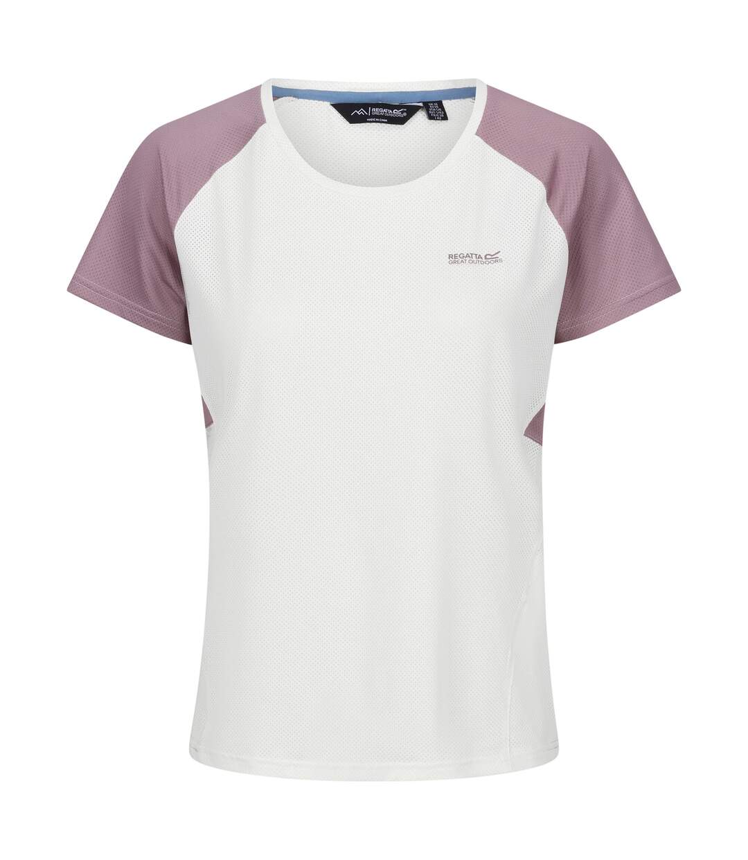 T-shirt emera femme blanc / lavande Regatta-1