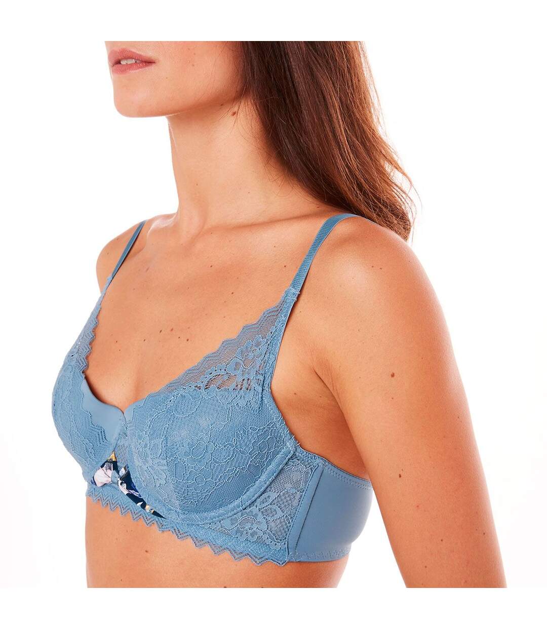 Soutien-gorge coques moulées bleu Oh La La-2