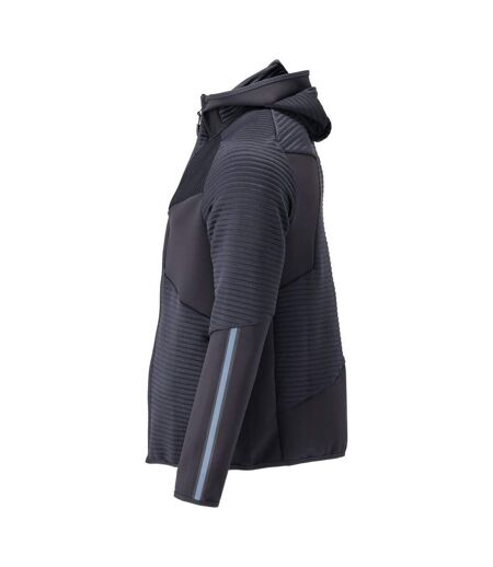 Mens Customised Hooded Fleece Jacket Dark Navy Mascot