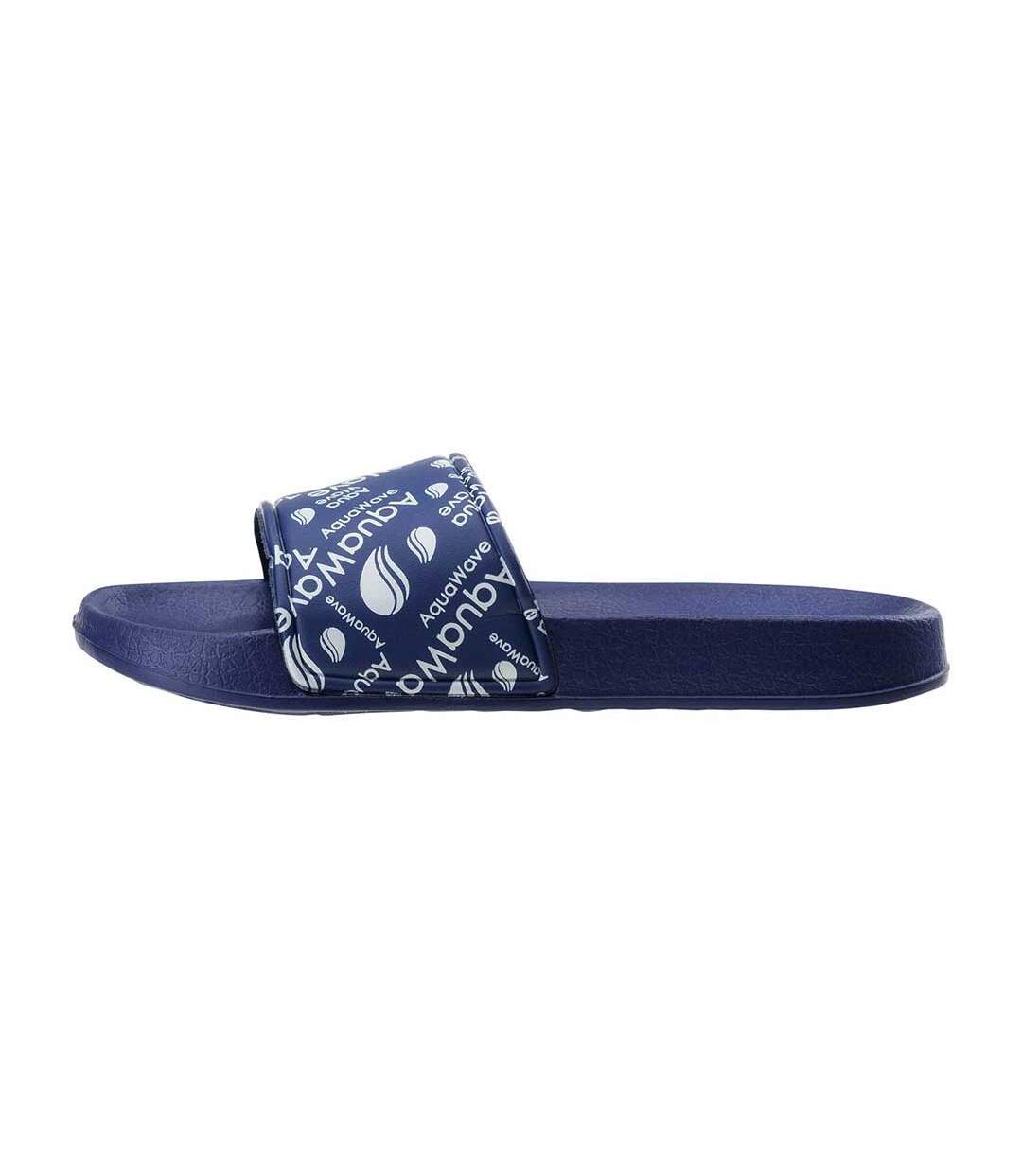 Claquettes miri enfant bleu marine / blanc Aquawave-2